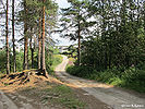 highslide=1:Развилка дорог перед входом в Кяргялу.