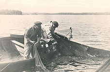 Рыбаки. 1970-е.