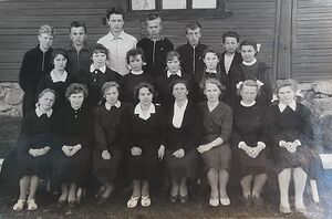 9-й класс Эссойльской школы. 1962