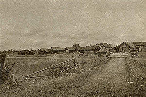 highslide=1:Лахта, 1942. Фото из книги «Aunuksen asunnoilla»