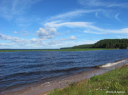 Берег озера Сямозера в Алекке.