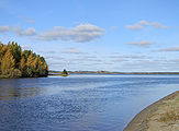 Река Сяпся и озеро Сямозеро