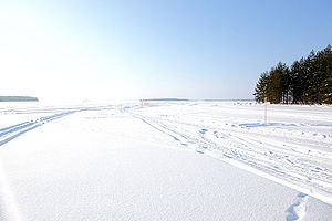 highslide=1:Озеро Сямозеро со стороны Кудамы. 2012. © Галина Красикова