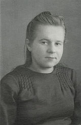 Гусева Клавдия Васильевна. Ок. 1950.